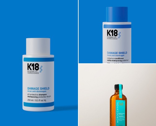 hair care cover photo collage