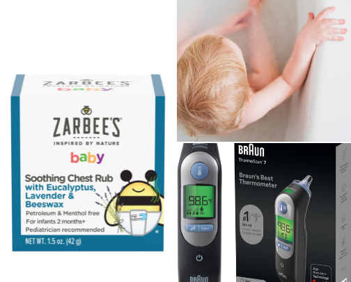 Toddler/Baby flu essentials cover photo collage