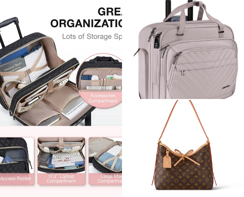 Handbags cover photo collage