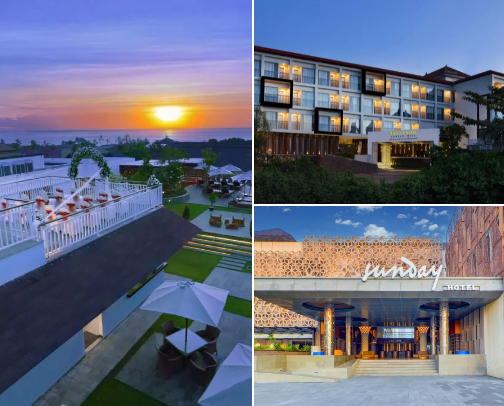 Recommended hotels in Kuta Bali cover photo collage