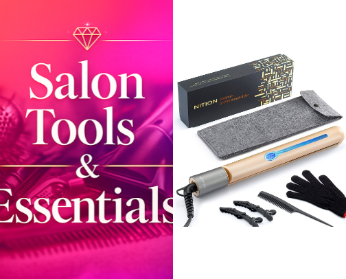 Salon Tools & Essentials cover photo collage