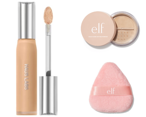 Creaseless undereye cover photo collage