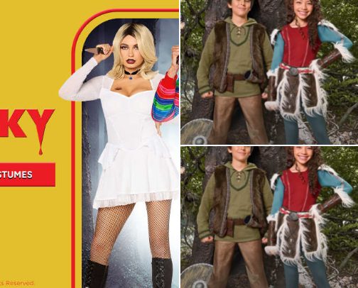 Halloween costumes for everyone cover photo collage