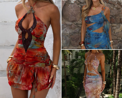 Beachy Baddie cover photo collage