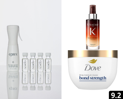 Hair care cover photo collage