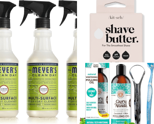 Natural products I love cover photo collage