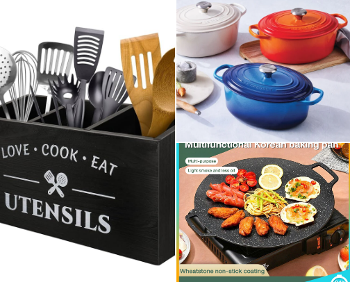 Modern Artisan Kitchen Essentials cover photo collage