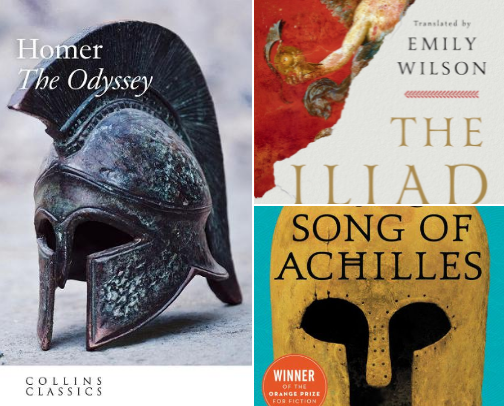 Books to read if you loved Nolan’s The Odyssey cover photo collage