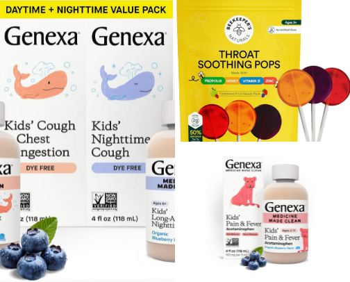 Healthier Options: kids sick season cover photo collage