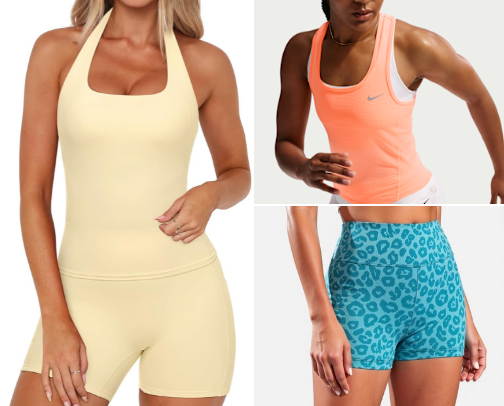 Active Wear & Running Essentials cover photo collage