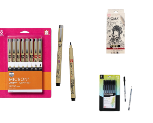 The best pens and makers for your creative side! cover photo collage
