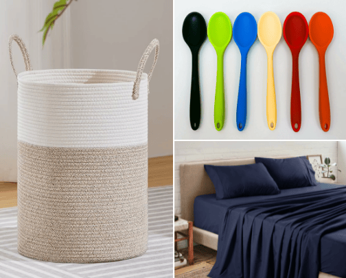 Home essentials! cover photo collage