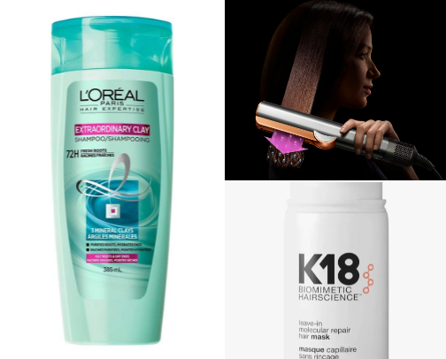 Viral Sephora Haircare for Glass Hair cover photo collage