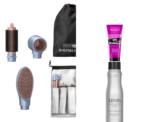 Quick Blowout Routine cover photo collage