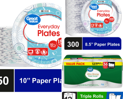 Low Priced Walmart Great Value Brand Household Essentials that are Worth it. cover photo collage