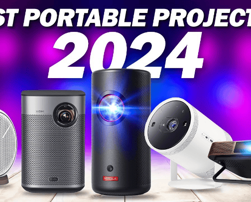 Portable Projector cover photo collage