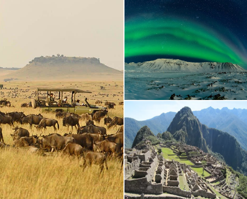 Wanderlust Wonders: A Curated Travel Hitlist for Every Explorer cover photo collage
