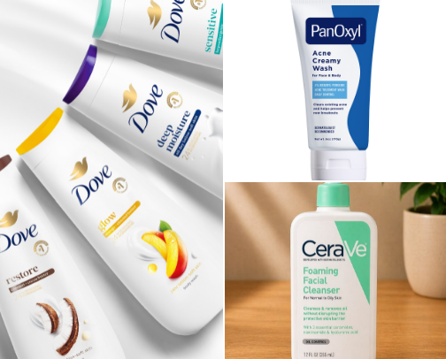 Skincare essentials cover photo collage