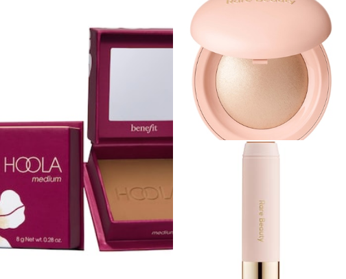 my favourite bronzers and highlighters! cover photo collage