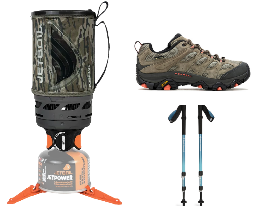 Camping and Hiking Essentials + Little Luxuries cover photo collage