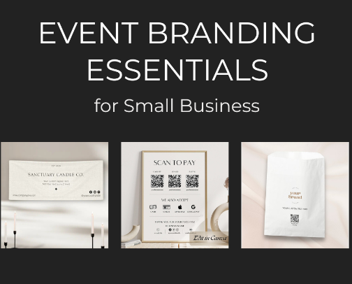 Event Branding Essentials for Small Business Vendors & Creatives cover photo collage