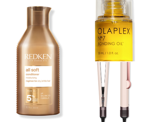 products for luscious locks cover photo collage