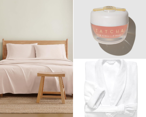 cozy beauty rituals cover photo collage