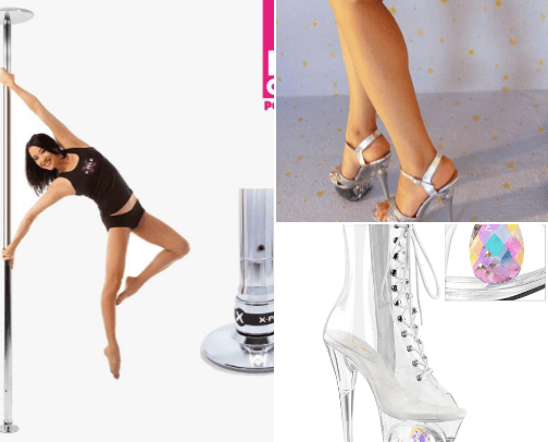 Pole fitness essentials cover photo collage