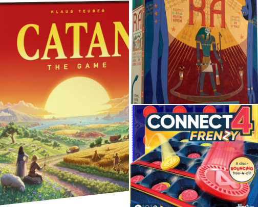 Board Games and Card Games cover photo collage