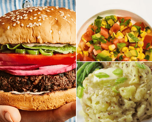 My favorite vegetarian dishes (also gluten free)! cover photo collage