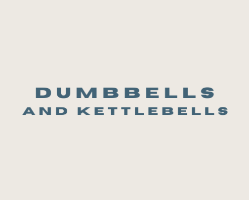 Dumbbells and Kettlebells cover photo collage
