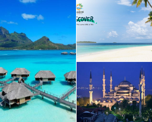 The Curated Travel Checklist cover photo collage