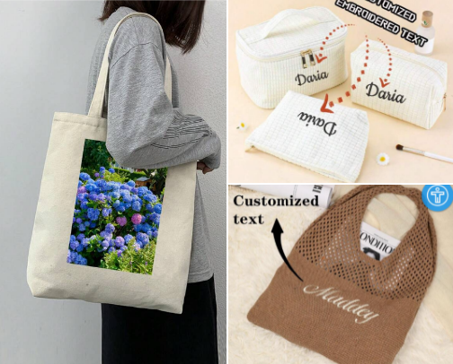 Personalized bags ✨ cover photo collage