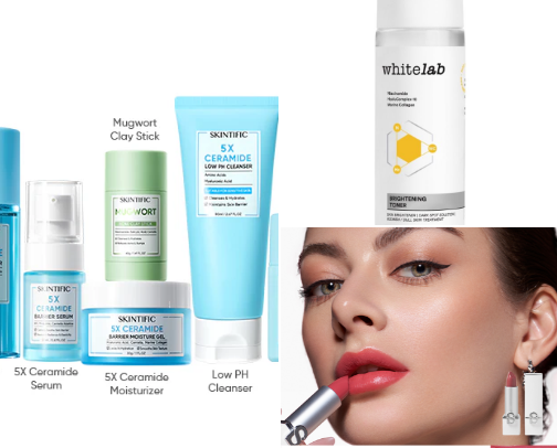 Beauty & Fashion Essentials cover photo collage