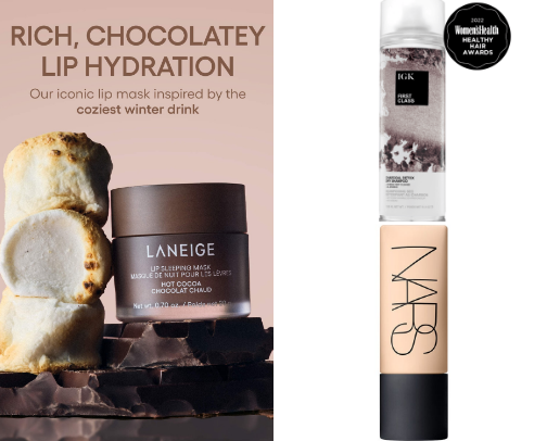 My favorite beauty recs cover photo collage