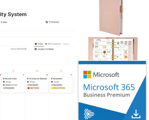 🚀 “Micro‑Shifts + Smart Tools = Real Momentum” cover photo collage