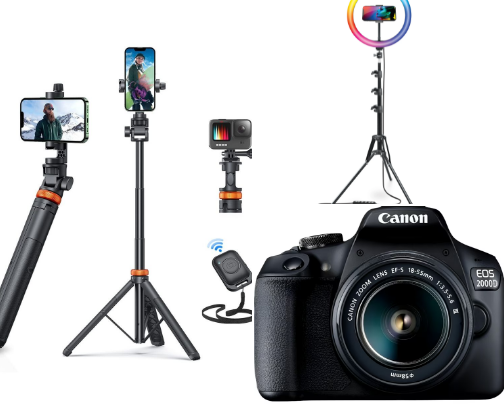 Content creator essentials cover photo collage