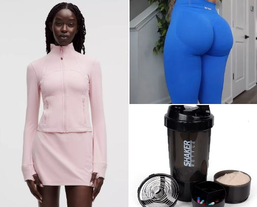 gym clothes&accessories🏋🏻‍♀️ cover photo collage