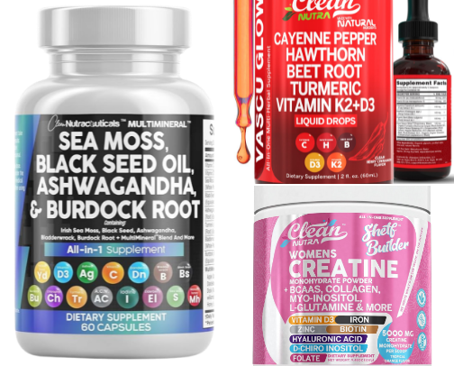 Supplements - Clean Nutra cover photo collage