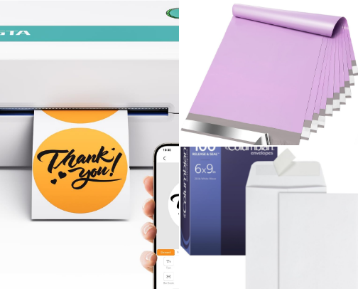 Small Business Necessities! Everything I Use! cover photo collage