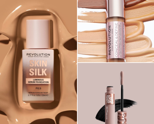 Cheap (and essential) makeup products I swear by 🌸 cover photo collage