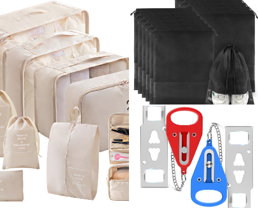 Solo Travel Starter Kit: What I Use to Stay Safe, Comfortable, and Stress Free cover photo collage