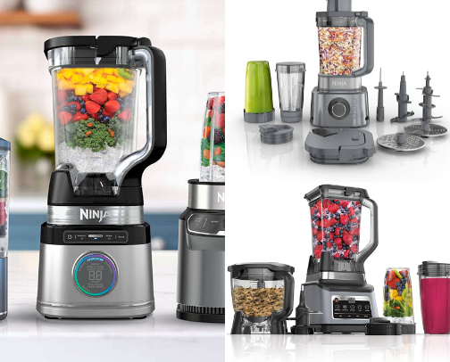 Ninja Kitchen Blenders and Food Processors cover photo collage