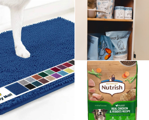 Pet Essentials For Happy Pups & A Clean Home cover photo collage