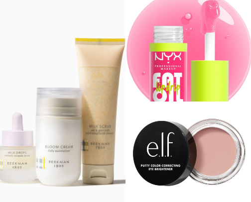 Affordable Beauty Finds cover photo collage