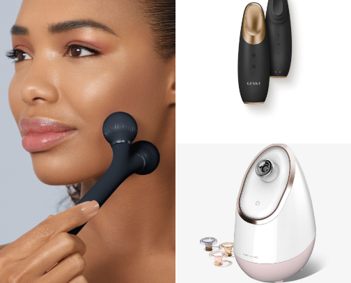 Facial stress reliever cover photo collage
