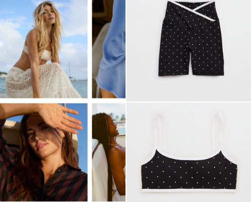 What you will find me in all summer long AERIE edition cover photo collage
