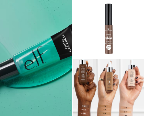 affordable drugstore make-up🪞 cover photo collage