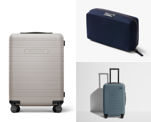 Designed to Move: Simple Travel Finds That Work cover photo collage
