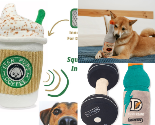 Dog Mom Humor Toys & Costumes cover photo collage